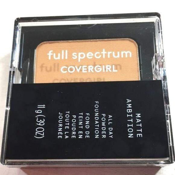 Covergirl Foundation Full Spectrum Powder  Matte .39oz Ambition Light Medium Gol - Picture 1 of 3